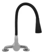 Canilla Griferia Mesada Monocomando Pico Flexible Acero 7300