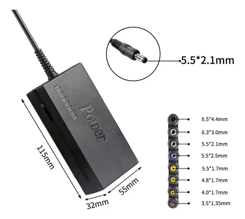 Cargador Para Notebook - Pc 8 Fichas - Imagen 2