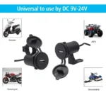 Cargador De Celular Para Moto Toma 12v Usb Adaptador Aac – detalle del producto