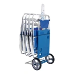 Carrito Playa Mesa Plegable Extensible Convertible Verano – imagen de uso