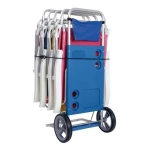 Carrito Playa Mesa Plegable Extensible Convertible Verano – zoom detalle