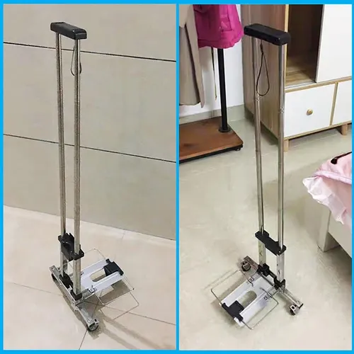 Carrito Plegable Multiuso Porta Mochila Bolso Valijas Cajas - Imagen 8