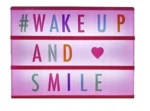 Cartel Marquesina Led Rosa Usb O A Pilas 30x22 + Emoticones – detalle del producto