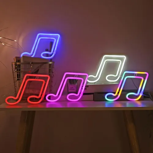 Cartel neón LED nota musical - Imagen 21