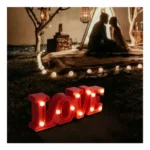 Cartel LOVE con luces - 230022C - Imagen 3