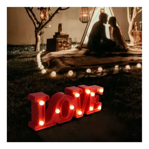 Cartel LOVE con luces - 230022C - Imagen 3