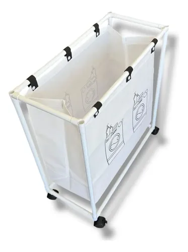 Canasto organizador de ropa sucia con ruedas Gn-0149 - Image 9