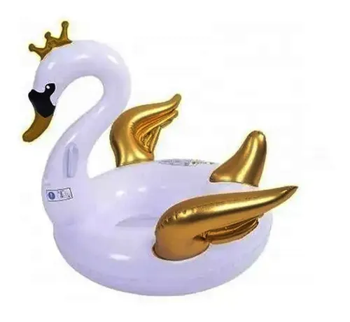Combo Cisne Colchon Inflable + Flamenco Rosa Piletas Verano - Image 5