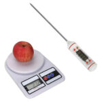 Combo Cocina Termómetro Pinche + Balanza Digital 10 Kg