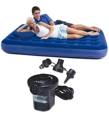 Combo_Colchon_Inflable_2_Plazas__Inflador_Electrico_3_Picos_D_995013-MLA46847229514_072021-O.webp Combo Colchon Inflable 2 Plazas + Inflador Electrico 3 Picos - Image 1