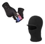 Combo Pasamontañas Balaclava + Guantes Touch Termicos