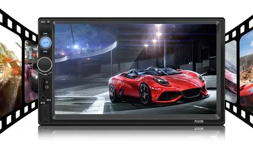 Combo Stereo Pantalla Tactil Bluetooth + Camara De Retroceso – vista lateral