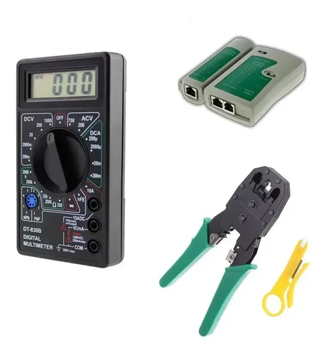 Combo_Tester_Cable_Red__Multimetro__Pinza_Crimpeadora_D_847314-MLA54125001214_032023-O.webp Combo Tester Cable Red + Multimetro + Pinza Crimpeadora - Image 1