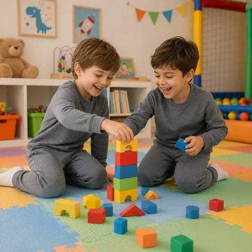 Conjunto remera térmica y pantalón infantil 0687 - Imagen 10