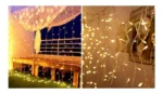 Cortina led blanco calido con enchufe 220v - 3 x 0,50 mts - Image 4