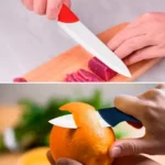 Cuchillo Ceramica Mango Silicona 22cm Porcelana Cocina - Image 16