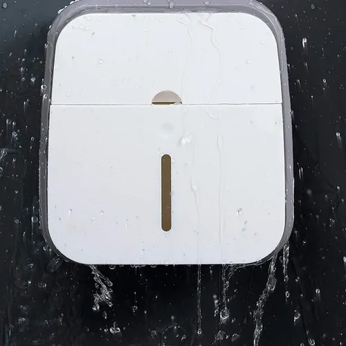 Dispenser soporte de papel higiénico toallas para baño 505507 – zoom detalle