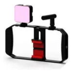 Estabilizador Stream Con Microfono Luz Celular Camara 0307 - Imagen 8