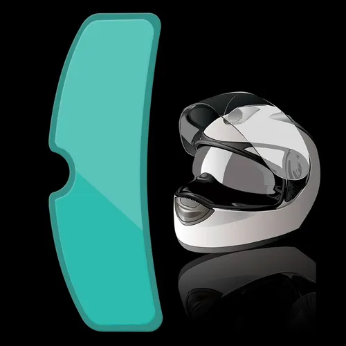 Film Antiempañante Para Visor Casco Moto Transparente - Imagen 4