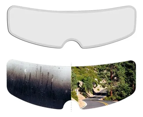 Film Antiempañante Para Visor Casco Moto Transparente - Imagen 1