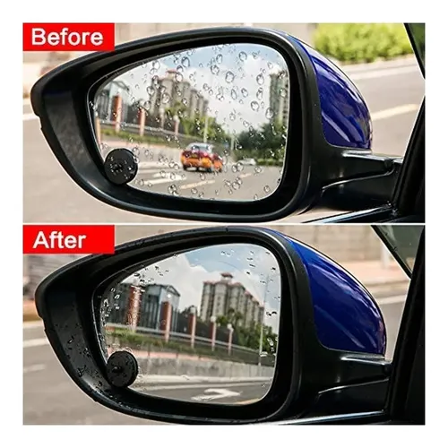 Film Auto Impermeable Anti Agua Niebla Retrovisor Espejo - Imagen 2