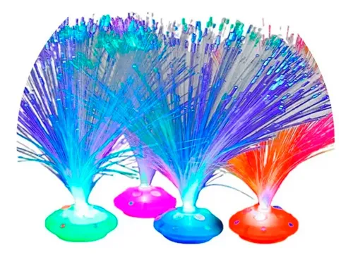 Flores Luminosas X12 Luz Led Fibra Optica Cotillon Yj0026 - Imagen 8