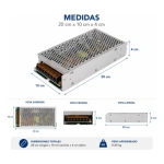 Fuente de voltaje 180w 15a de 220v a 12v - Image 5