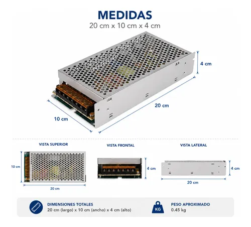 Fuente de voltaje 180w 15a de 220v a 12v - Image 5