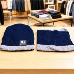 Gorro de invierno y cuello polar gris Sl140 - Imagen 22