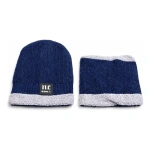 Gorro de invierno y cuello polar gris Sl140 - Imagen 21