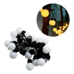 Guirnalda Carga Solar 20 Led Blanco Cálido Cerveceria