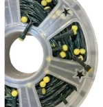 Guirnaldas luces LED amarillas para decoración 40 mts 220v - Image 4