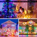 Guirnalda LED RGB multicolor para decoración de navidad 40 mts 220v - Image 3