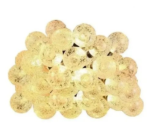 Guirnalda Led Solar 3.5 Metros Bolitas Cálidas Exterior - Imagen 3