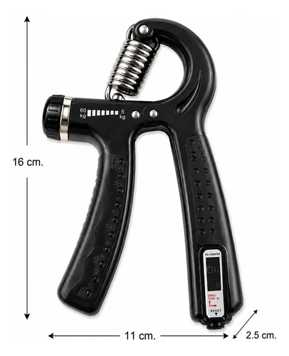 Hand Grip Ejercitador De Mano Regulable De 5 A 60 Kg - Imagen 23