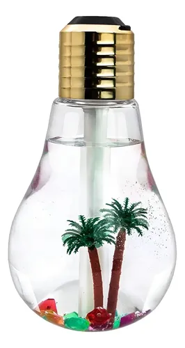Humidificador Difusor Aromatizador Foco Con Palmeras 400 Ml - Image 1