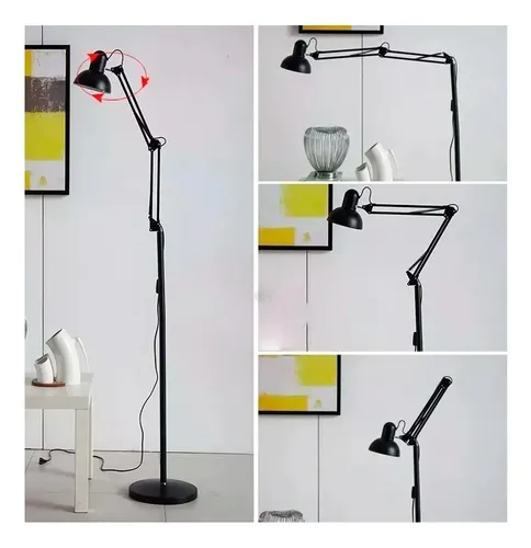 Lampara de pie LED con brazo flexible hogar Mt-331 - Image 5