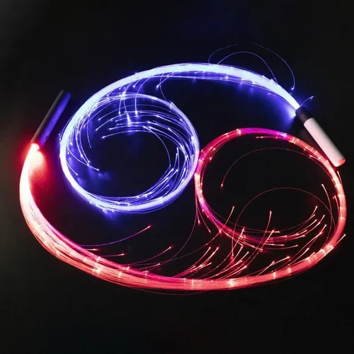 Látigo luminoso de fibra óptica luz LED Yjo7 - Imagen 17