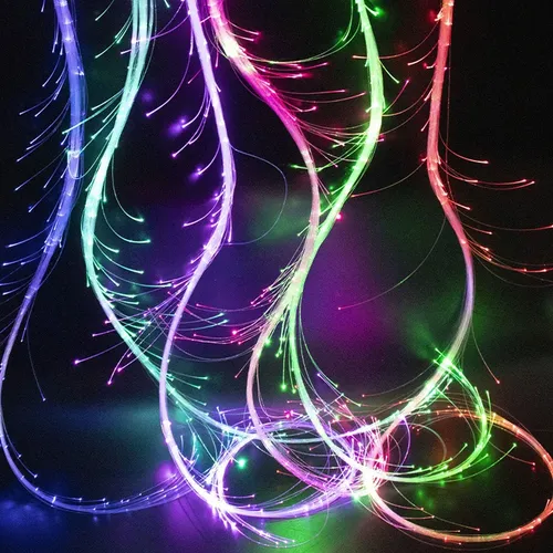 Látigo luminoso de fibra óptica luz LED Yjo7 - Imagen 19