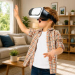 Lente De Realidad Virtual Ajustable Para Celular 360° Blanco Y Negro - Image 5