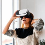 Lente De Realidad Virtual Ajustable Para Celular 360° Blanco Y Negro - Image 4