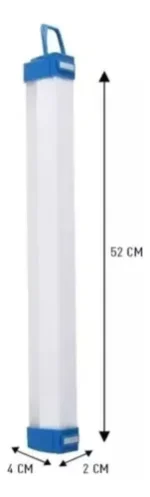 Liston Tubo Led Emergencia Portatil Recargable Usb 52 Cm - Imagen 7