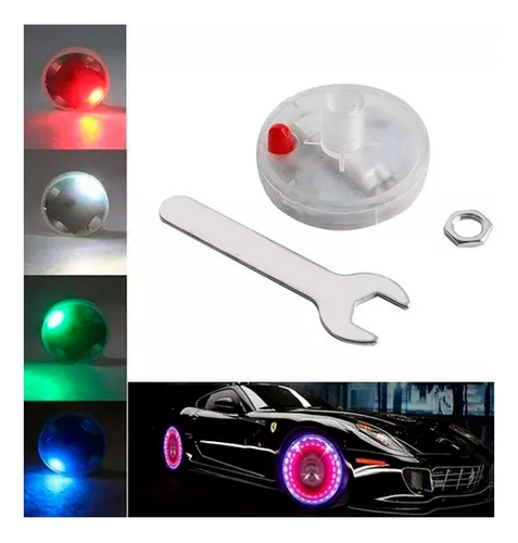 Luces Led X2 Para Rueda De Auto Focos Coche Solares 550204 - Image 10