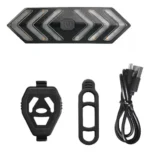 Luz Led Trasera Para Bicicleta Baliza Giro + Control Remoto - Imagen 6