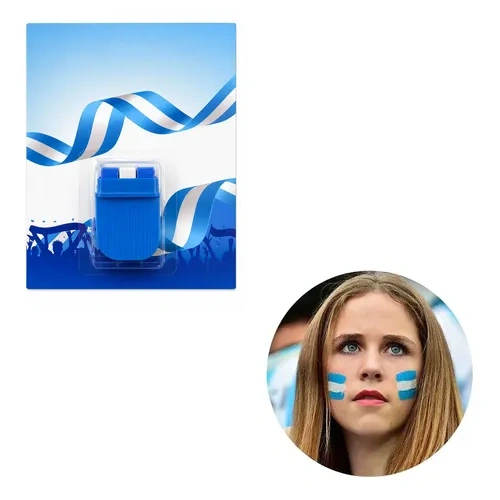 Pack X5 maquillaje cara pintura de la selección Argentina mundial
