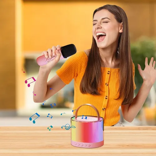Micrófonos X 2 inalámbricos y parlante karaoke - Imagen 20