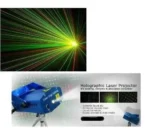 Mini Laser Audioritmico - Efecto Lluvia Estrellas Verde Rojo - Imagen 3