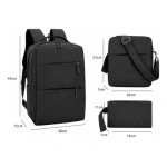 Mochila 3 en 1 urbana porta notebook negra - Image 7