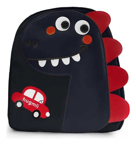 Mochila Dino Jardin Infantil Niños Niñas Escuela 2209 - Imagen 13