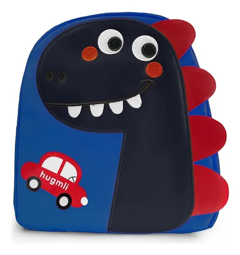 Mochila Dino Jardin Infantil Niños Niñas Escuela 2209 - Imagen 10